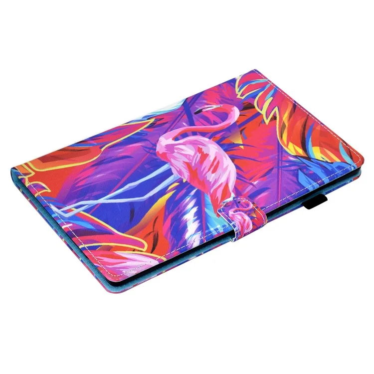 For Lenovo Tab M11 / Xiaoxin Pad 11 2024 Case Pattern Printing PU Leather Stand Tablet Cover - Bird