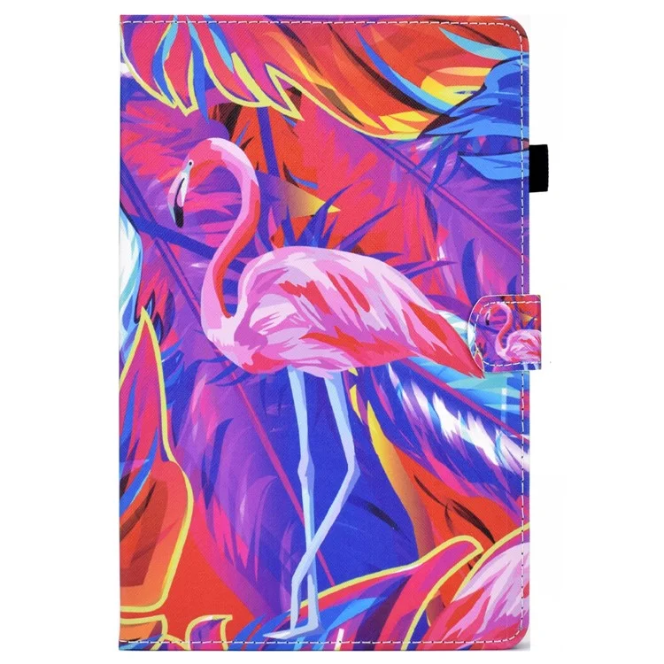For Lenovo Tab M11 / Xiaoxin Pad 11 2024 Case Pattern Printing PU Leather Stand Tablet Cover - Bird