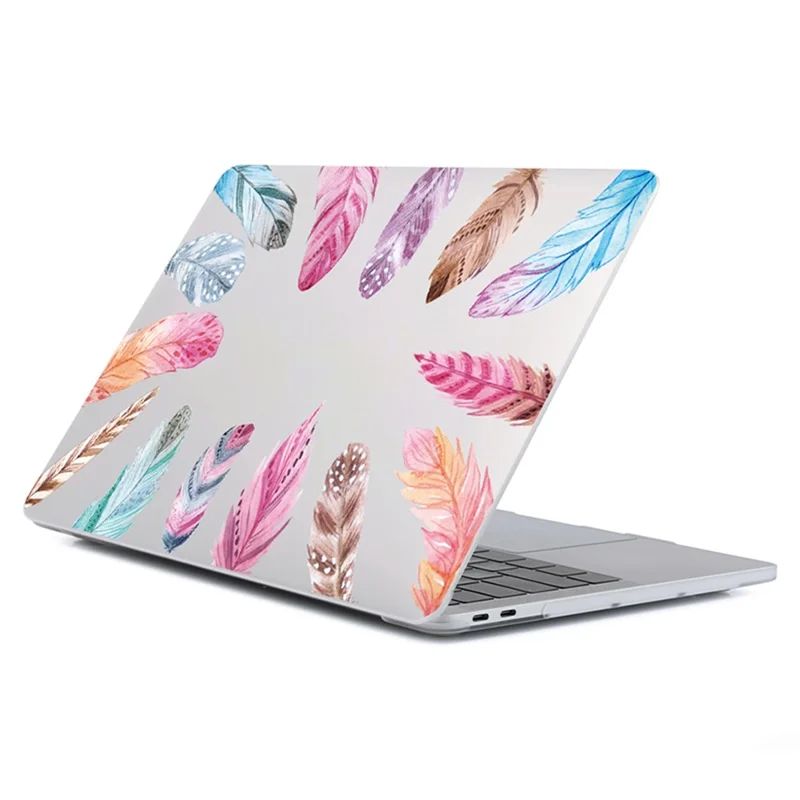 For MacBook Air 13 inch (2026) A3449 / (2025) A3240 / (2024) A3113 / (2022) A2681 Laptop Case Flower Notebook Front Back Cover - DDC-124