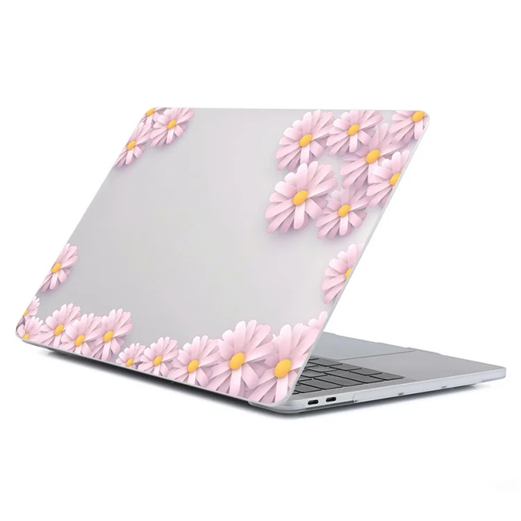 For MacBook Air 13 inch (2025) / (2024) A3113 M3 / (2022) A2681 M2 Laptop Case Flower Notebook Front Back Cover - DDC-250