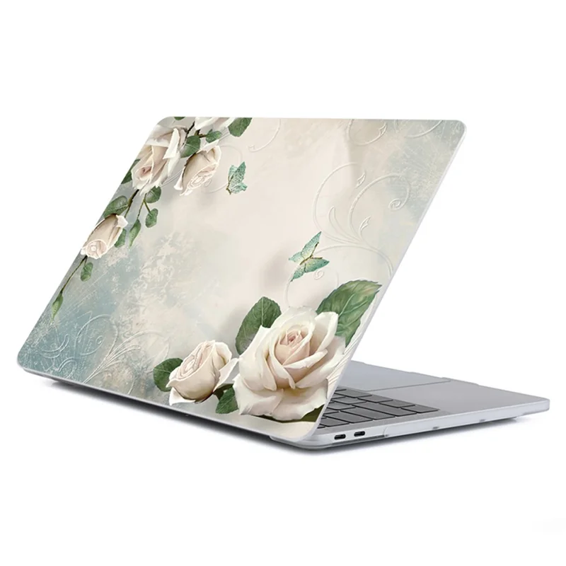 For Macbook Air 15 inch (2026) A3448 / (2025) A3241 / (2024) A311 / (2023) A2941 Laptop Case Pattern Plastic Protective Cover - DDC-111