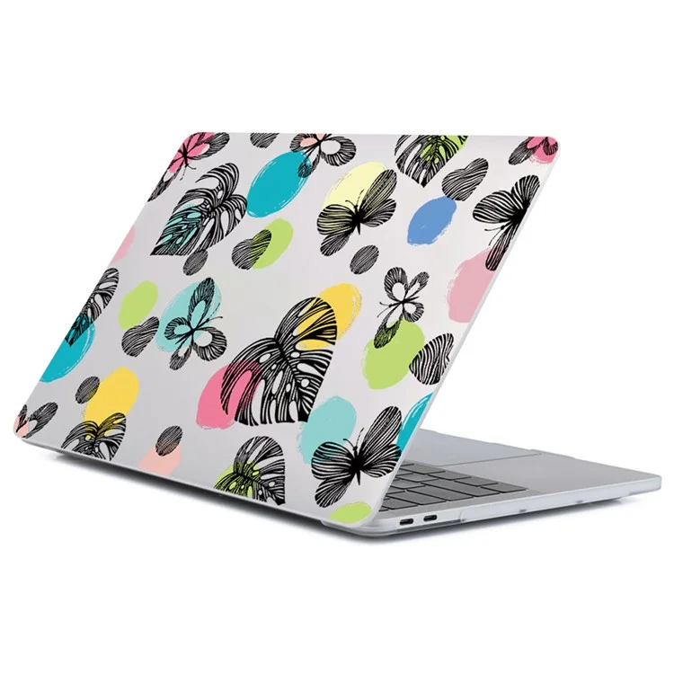 For MacBook Pro 15 inch (2016-2017) A1707  /  (2018-2019) A1990 Hard PC Case Creative Pattern Laptop Cover - DDC-147
