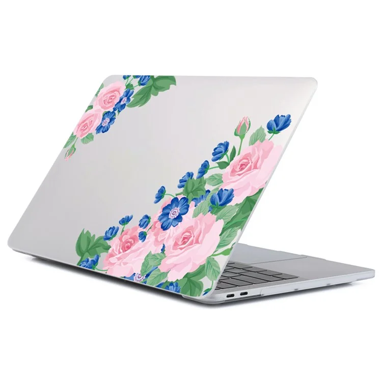 Pour MacBook Pro 13 pouces (2016-2017) A1706 A1708 / (2018-2019) A1989 / (2019) A2159 / (2020) A2338 Étui rigide en PC à motif - DDC-212