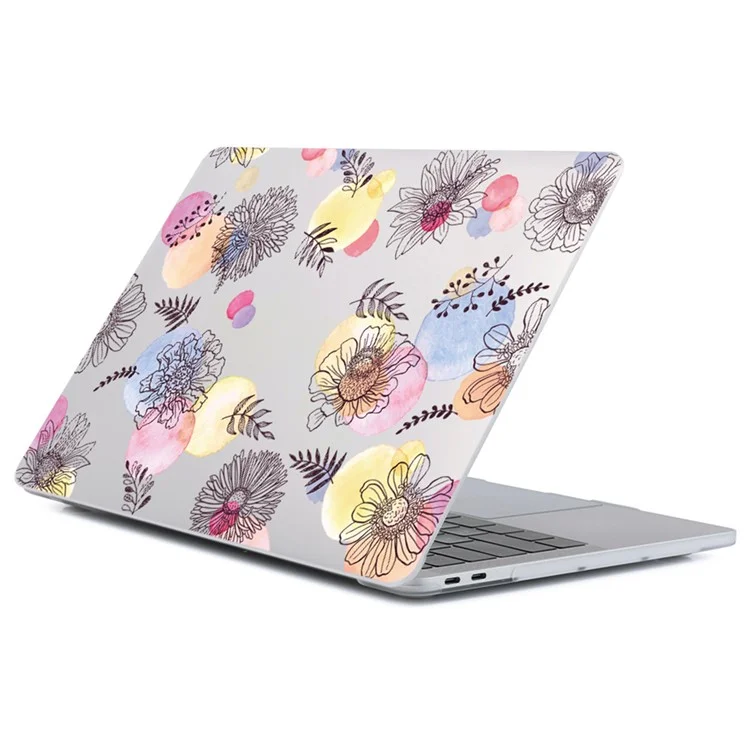 Pour MacBook Air 13 pouces (2022) A2681 / (2024) A3113 M3 Étui pour ordinateur portable Impression de motif Notebook Housse PC rigide - DDC-171