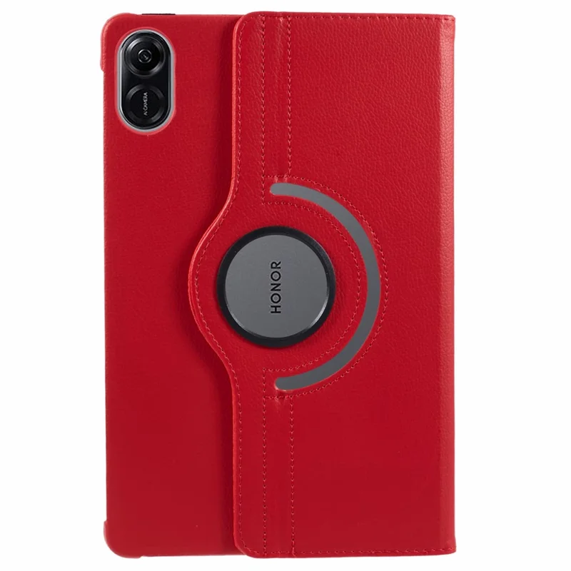 For Honor Pad X8 Pro / Honor Pad X9 Case Leather+TPU Tablet Cover Rotating Stand - Red