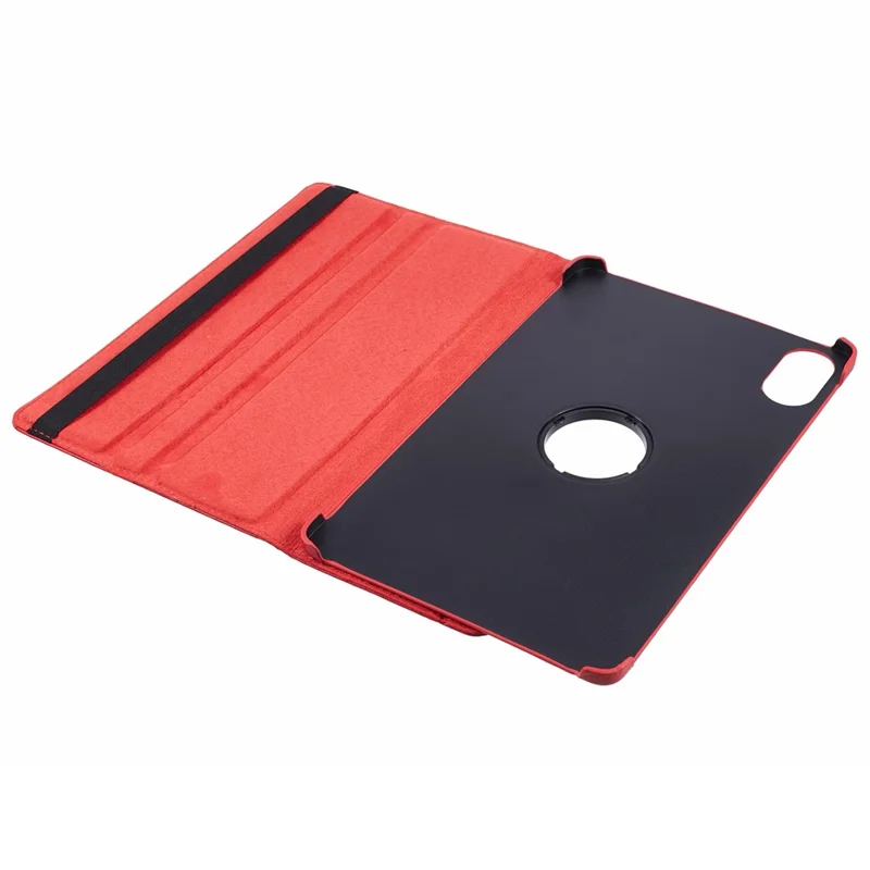 For Honor Pad X8 Pro / Honor Pad X9 Case Leather+TPU Tablet Cover Rotating Stand - Red