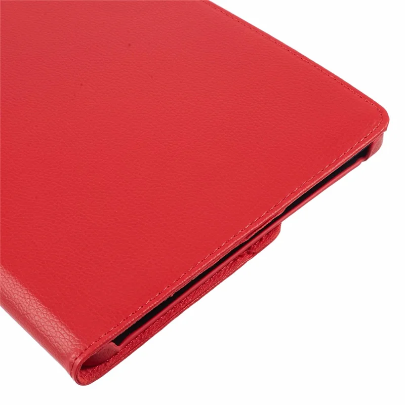 For Honor Pad X8 Pro / Honor Pad X9 Case Leather+TPU Tablet Cover Rotating Stand - Red