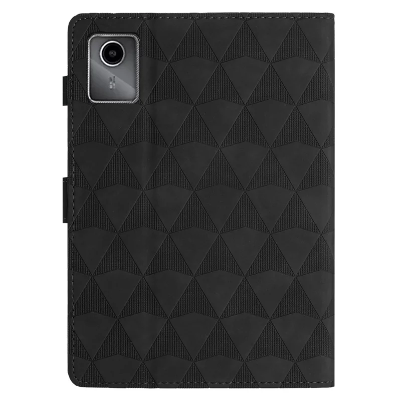 For Lenovo Tab M11 / Xiaoxin Pad 11 2024 Case Leather Stand Flip Tablet Cover with Card Holder - Black