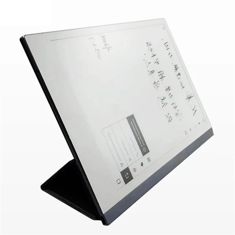 Pour Remarkable 2 Case Double-Side Magnetic PC+PU Leather Stand E-Reader Cover - Noir