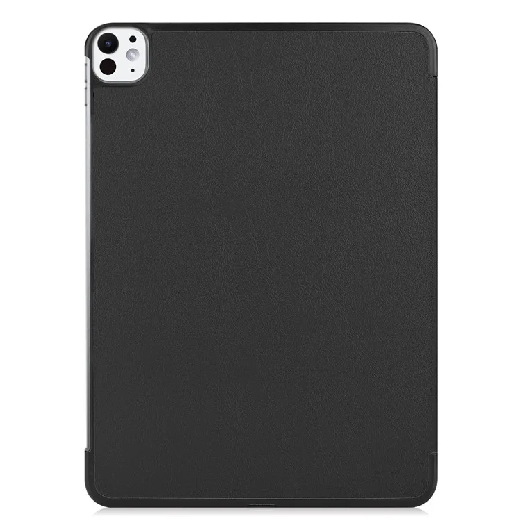 Per iPad Pro 11 (2024) Custodia in PC+PU, Risveglio Automatico/Sospensione, Guscio Tablet con Supporto Trifold - Nero