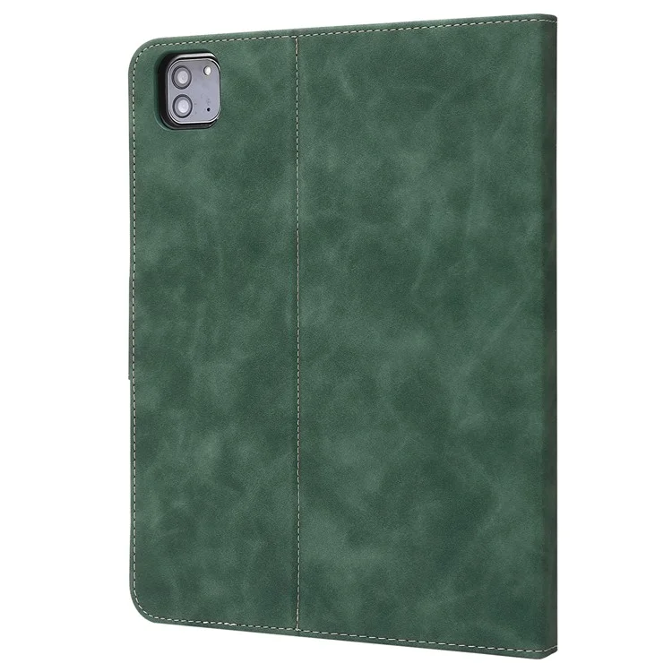 For iPad Air 11 (2025) / (2024) / Air (2022) / (2020) / Pro 11 (2018) / (2020) / (2021) / (2022) Leather Case Wallet Cover - Green