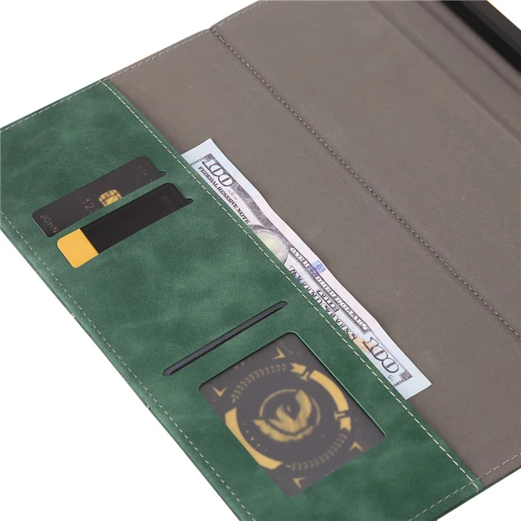 For iPad Air 11 (2025) / (2024) / Air (2022) / (2020) / Pro 11 (2018) / (2020) / (2021) / (2022) Leather Case Wallet Cover - Green
