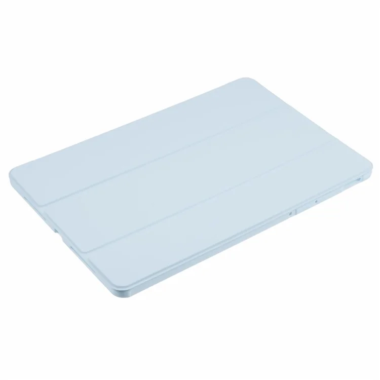 Für vivo Pad3 Pro PU Leder Hülle Soft Silikon Tablet Cover Tri-Fold Stand Schutzhülle - Baby Blau