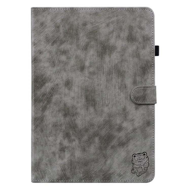 Für Amazon Kindle Paperwhite (2024) Case Kartensteckplätze PU-Leder Ständer E-Reader-Abdeckung - Grau