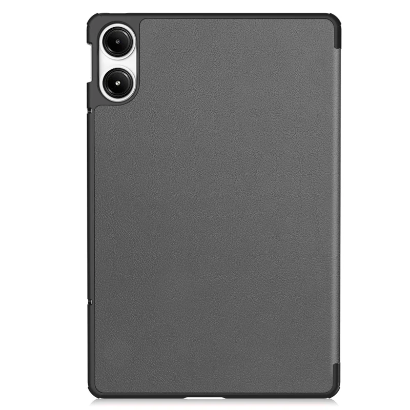 Tablet Hülle für Xiaomi Redmi Pad Pro/Redmi Pad Pro 5G/Poco Pad Dreifach-Ständer Lederhülle - Grau