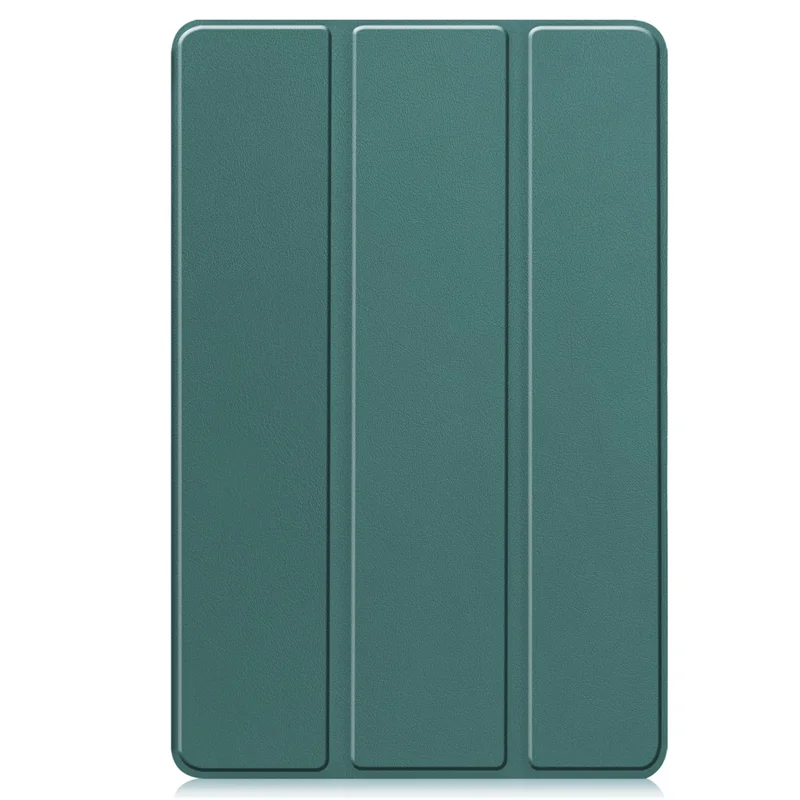 Tablet Hülle für Xiaomi Redmi Pad Pro/Redmi Pad Pro 5G/Poco Pad Dreifach-Ständer Lederhülle - Schwarzgrün
