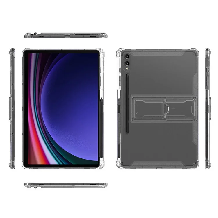 Para Samsung Galaxy Tab S9 Ultra Airbag Corner Tablet Case Cubierta de TPU con Soporte de PC