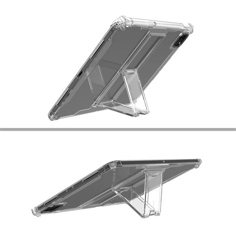 Pour iPad Pro 12.9 (2022) / (2021) / (2020) / (2018) Étui antichoc en PC avec support Kickstand Housse de tablette TPU