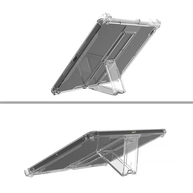 Per iPad 10.2 (2021) / (2019) / (2020) Case Airbag Corner Tablet TPU Cover con PC Kickstand