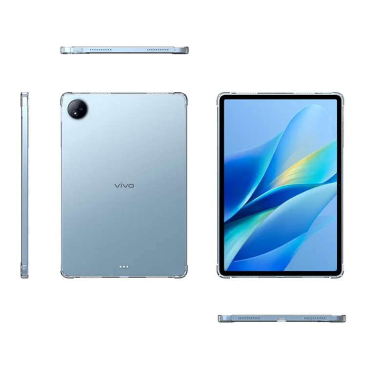 Pour vivo Pad3 Pro Tablet Case Four Corner Protection Clear TPU Cover