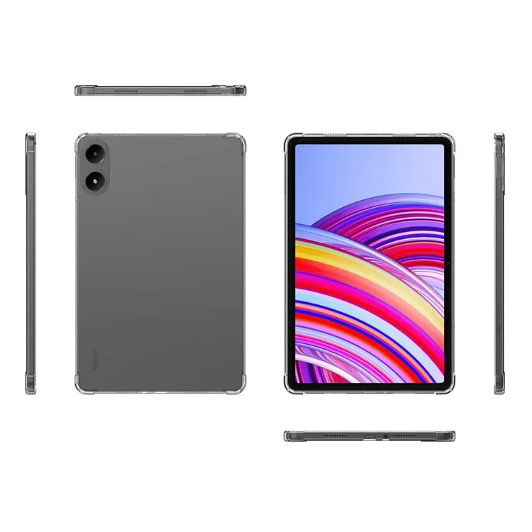 Pour Xiaomi Redmi Pad Pro / Redmi Pad Pro 5G / Poco Pad Case Four Corner Pro / Poco Padtection Transparent Tablet TPU Cover