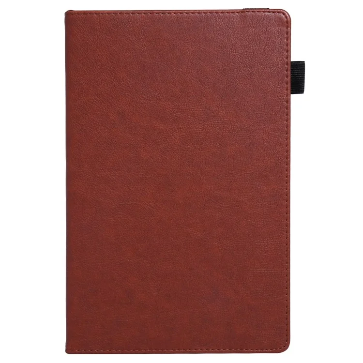 For Samsung Galaxy Tab A9+ X210 Case Card Slots PU Leather Flip Stand Tablet Cover - Brown