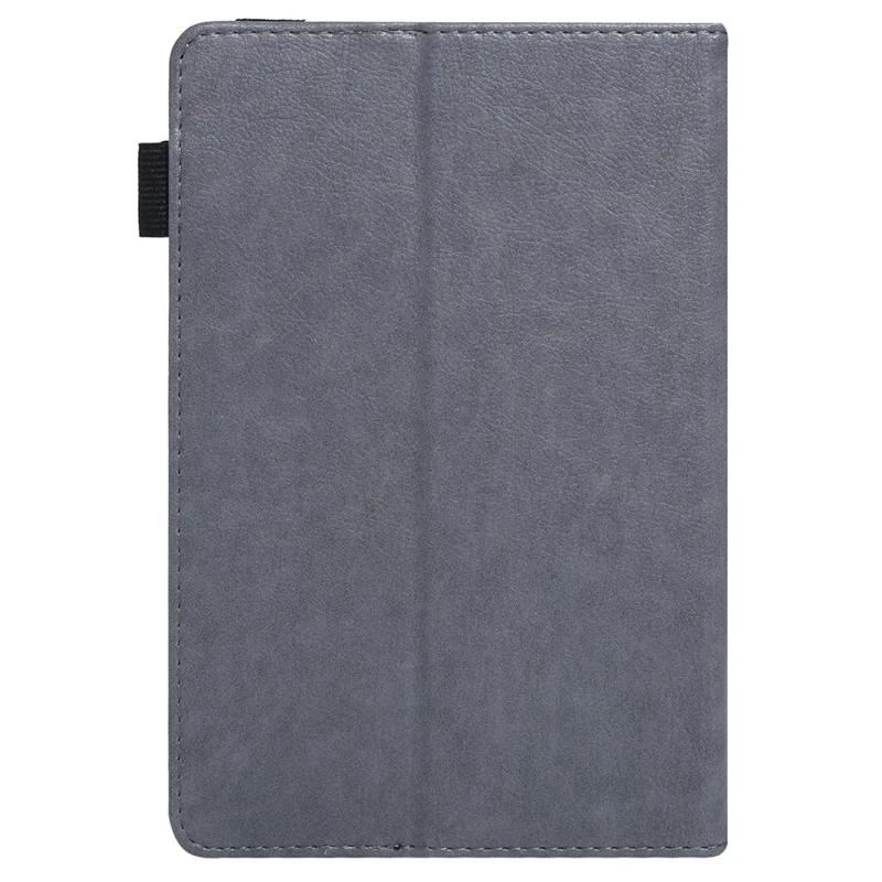 For 8-Inch Tablet Case Anti-Scratch Tablet Leather Flip Cover with Card Slots - Grey