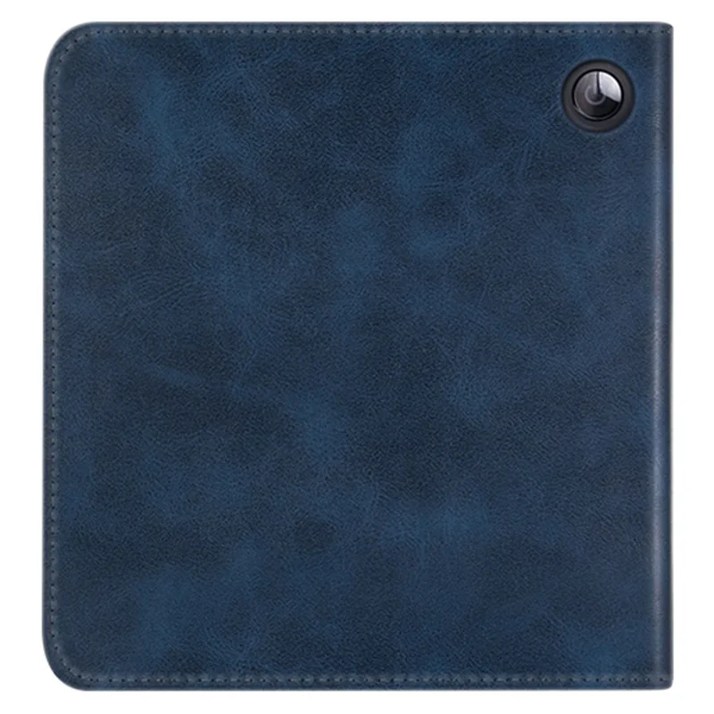 Pour Kobo Libra 2 N418 Tablet Case Auto Wake / Sleep PU Leather E-Reader Cover with Hand Strap, Kickstand - Bleu