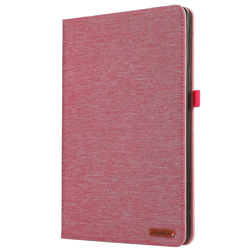 For Xiaomi Redmi Pad Pro / Redmi Pad Pro 5G / Poco Pad Card Holder Cloth Texture Leather Case Tablet Stand Cover - Pink