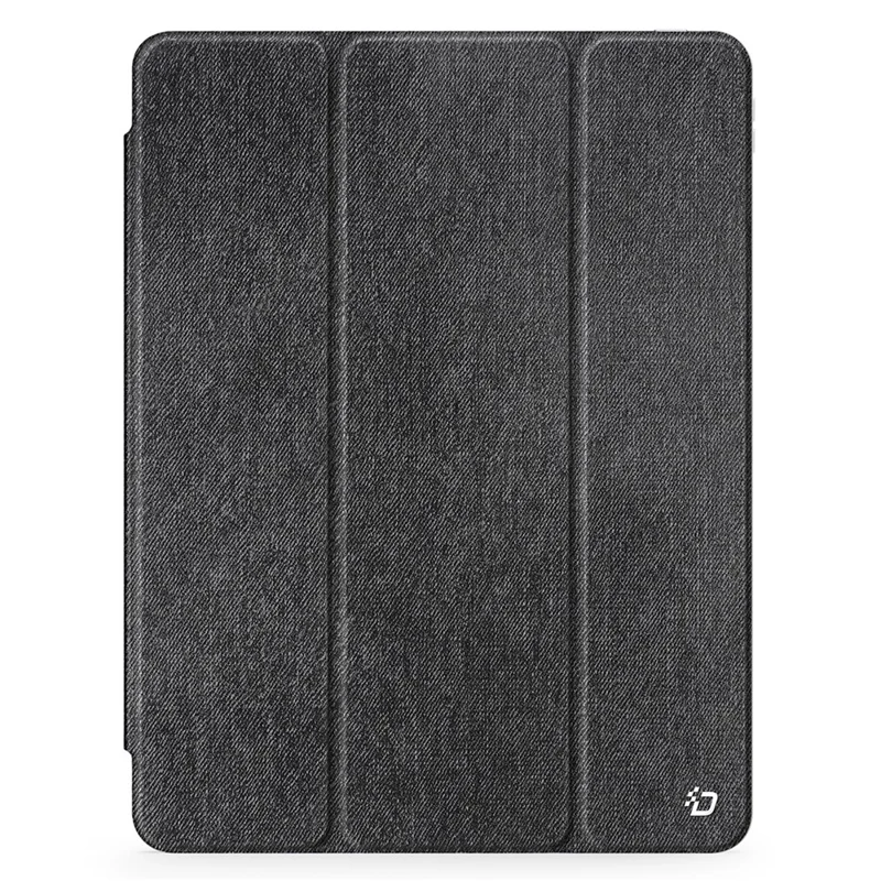 DUX DUCIS Unid Series For iPad (2025) / 10.9 (2022) Tablet Case Clear Auto Wake / Sleep TPU+PC+Leather Shell - Black
