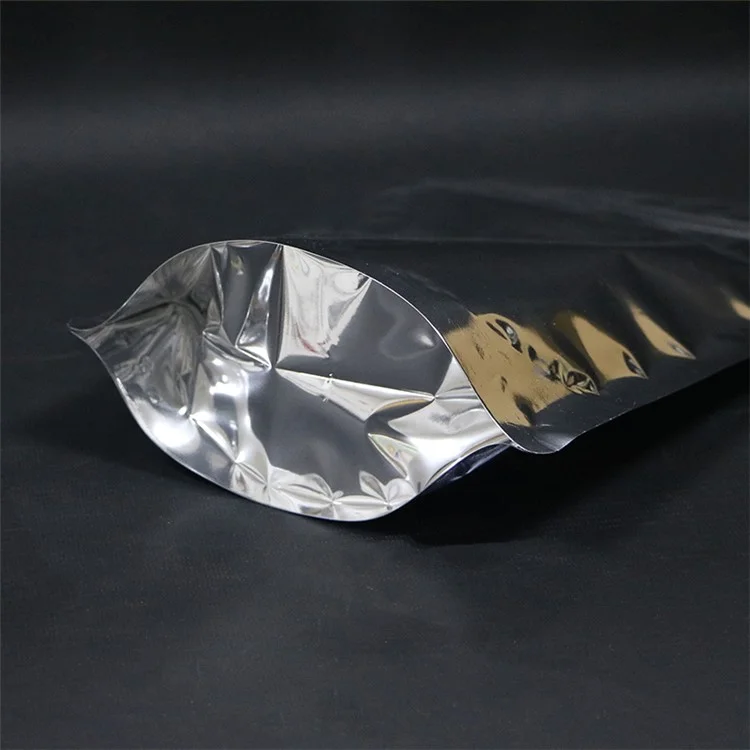 MX-067 100Stück 14x20+4cm 20C Transparente Vorderseite Aluminium-Standbeutel (BPA-frei, Keine FDA)