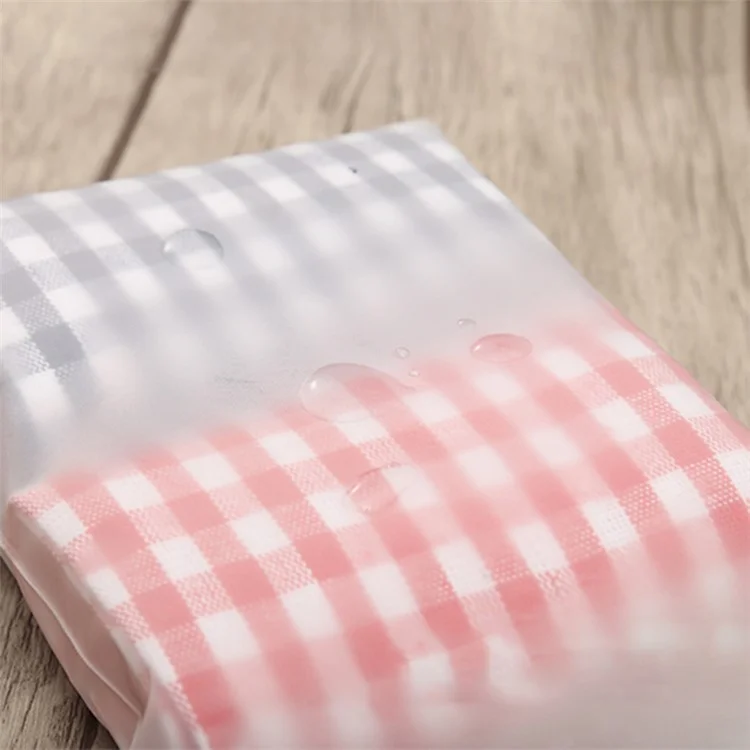 MX-063 100Pcs 28x38cm Clear EVA Sealing Bags Zipper Resealable Storage Pouches (16C Thickness)