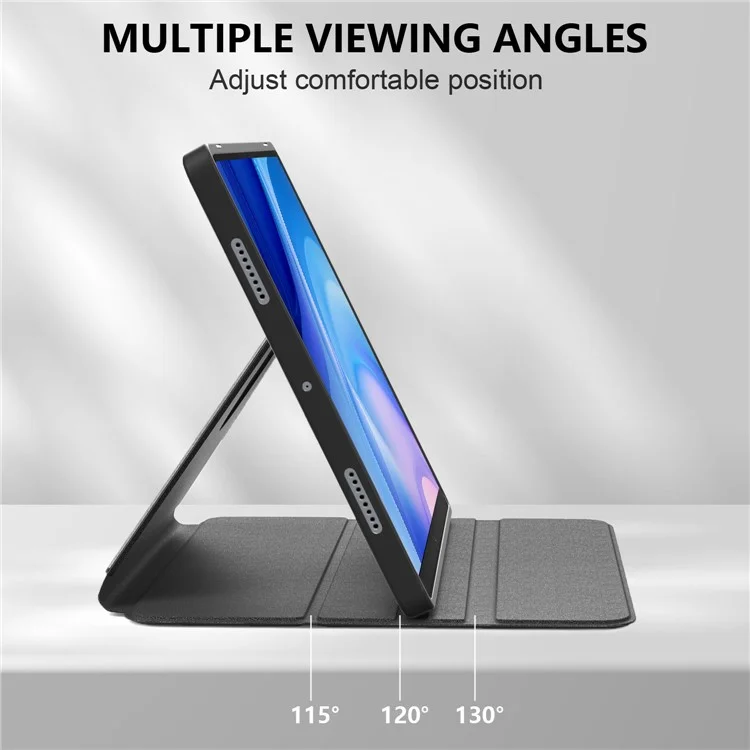 Per Samsung Galaxy Tab A8 10.5 (2021) sm-x200 / sm-x205 Custodia in Pelle + Acrilico + TPU Risveglio / Sospensione Automatica Custodia per Tablet - Nero