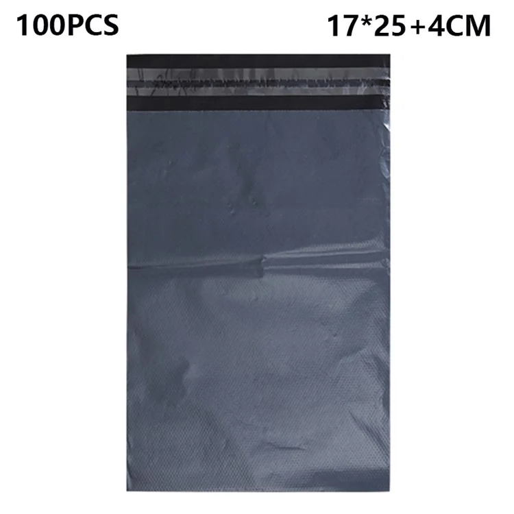 MX-060 100 шт 17x25см+4см 11C Почтовые пакеты с самоклеящимся замком - Черный