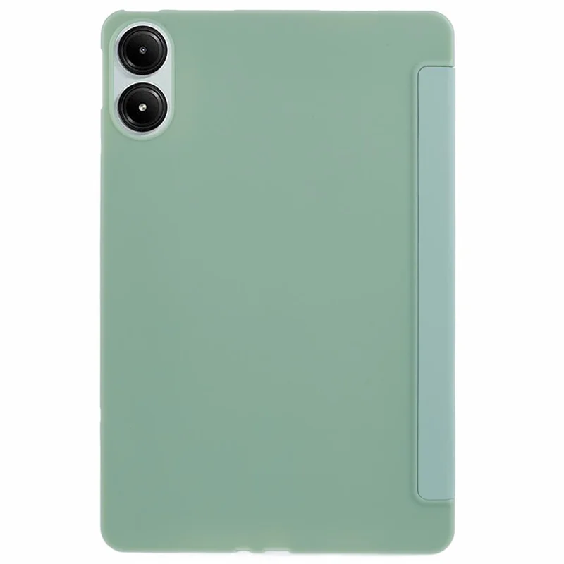 Para Xiaomi Redmi Pad Pro / Redmi Pad Pro 5G / Poco Pad Case PU Leather+Silicone Tri-Fold Stand Pro / Poco Padtective Cover - Verde Claro