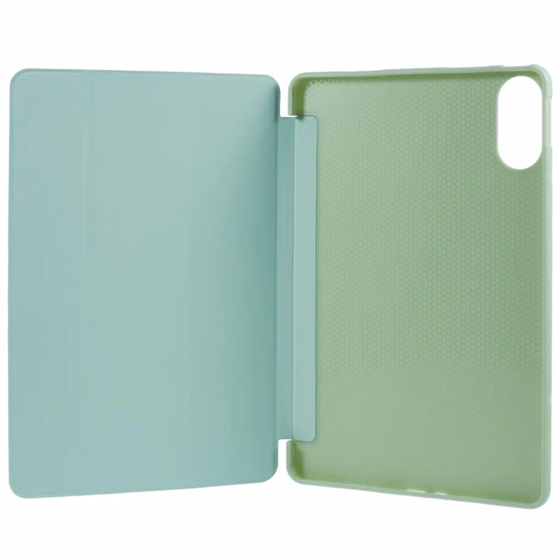 Para Xiaomi Redmi Pad Pro / Redmi Pad Pro 5G / Poco Pad Case PU Leather+Silicone Tri-Fold Stand Pro / Poco Padtective Cover - Verde Claro