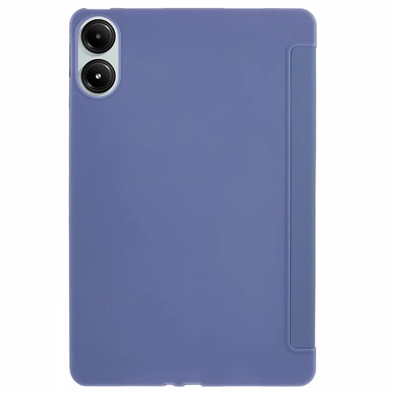 For Xiaomi Redmi Pad Pro / Redmi Pad Pro 5G / Poco Pad Case PU Leather+Silicone Tri-Fold Stand Pro / Poco Padtective Cover - Purple