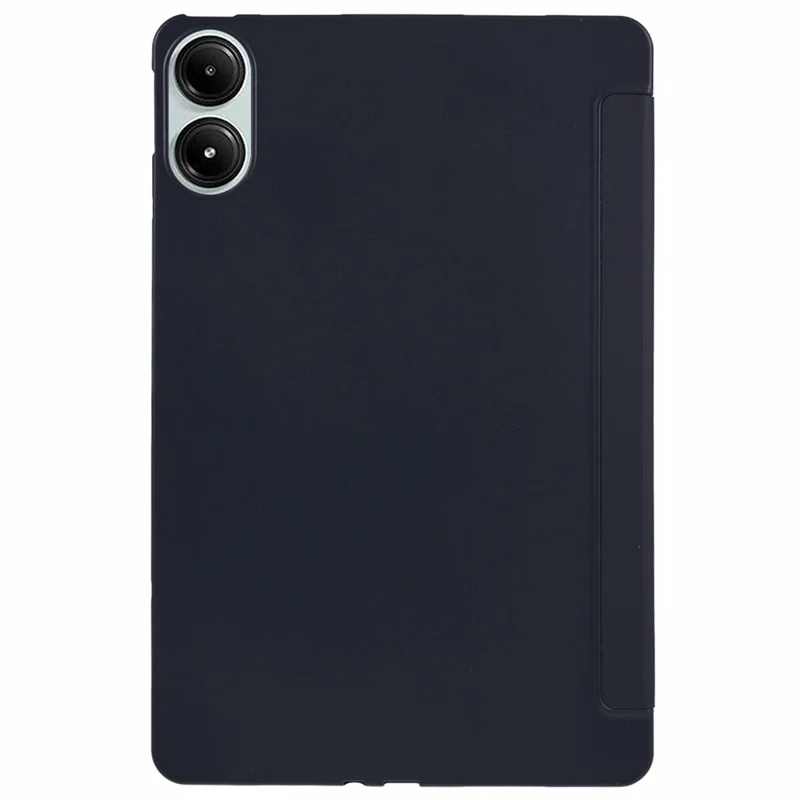 For Xiaomi Redmi Pad Pro / Redmi Pad Pro 5G / Poco Pad Case PU Leather+Silicone Tri-Fold Stand Pro / Poco Padtective Cover - Black