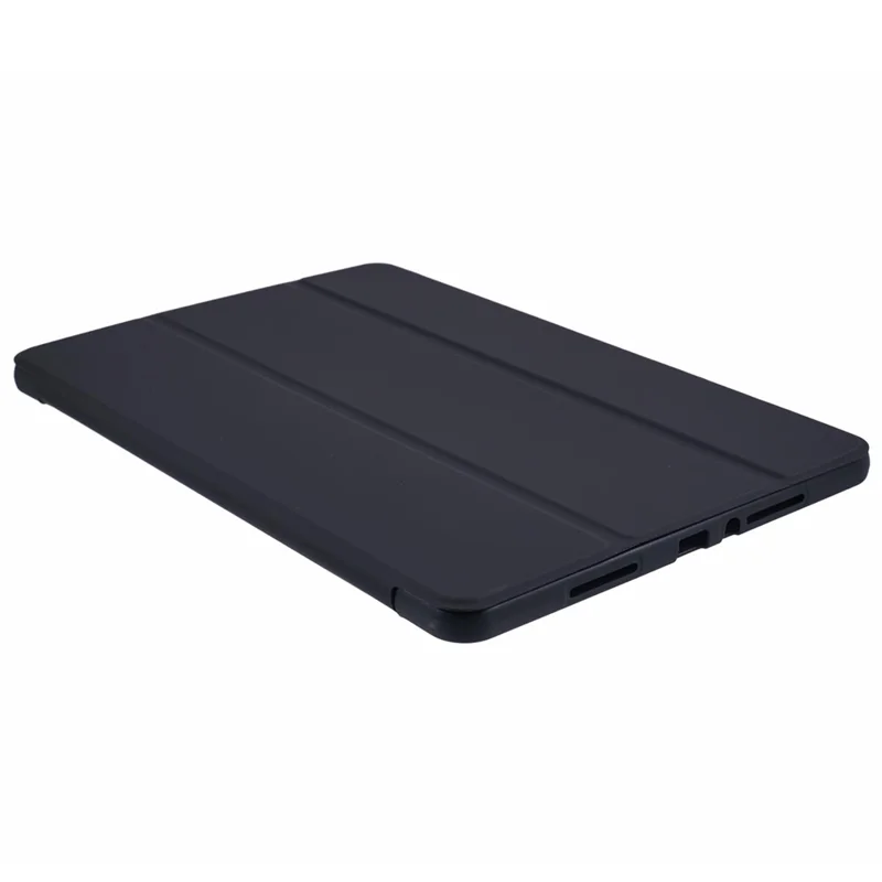 For Xiaomi Redmi Pad Pro / Redmi Pad Pro 5G / Poco Pad Case PU Leather+Silicone Tri-Fold Stand Pro / Poco Padtective Cover - Black