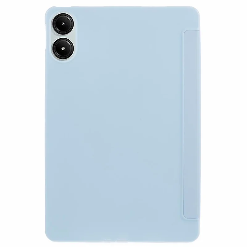For Xiaomi Redmi Pad Pro / Redmi Pad Pro 5G / Poco Pad Case PU Leather+Silicone Tri-Fold Stand Pro / Poco Padtective Cover - Baby Blue