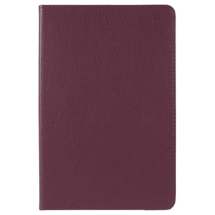 Para Xiaomi Pad 6S Pro 12.4 Capa Suporte Rotativo de Couro PU + PC Capa de Tablet com Banda Elástica - Roxo