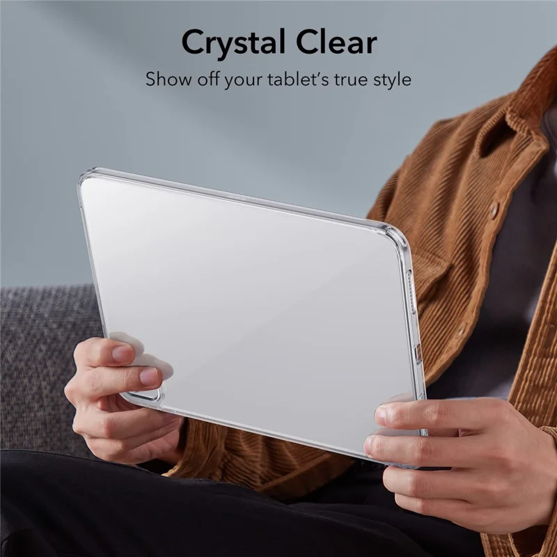 ESR 1B180 Classic Hybrid Back Case for iPad (2025) / 10.9 (2022) Clear PC Back Tablet Shell