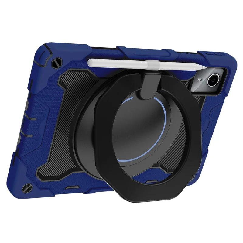 For Lenovo Tab M11 / Tab K11   Tablet Case PC+Silicone Cover with Kickstand - Navy Blue