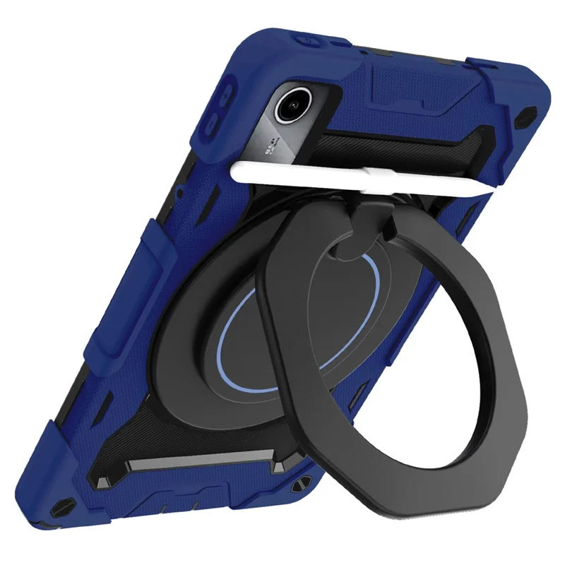 For Lenovo Tab M11 / Tab K11   Tablet Case PC+Silicone Cover with Kickstand - Navy Blue