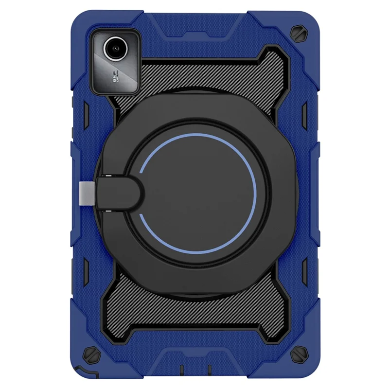 For Lenovo Tab M11 / Tab K11   Tablet Case PC+Silicone Cover with Kickstand - Navy Blue