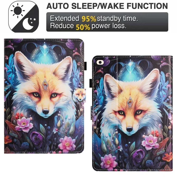 For Ipad Mini / Mini 2 / Mini 3 / Mini 4 / Mini (2019) 7.9 Inch Wholesale Tablet Case with Card Slot, Stand - Fox