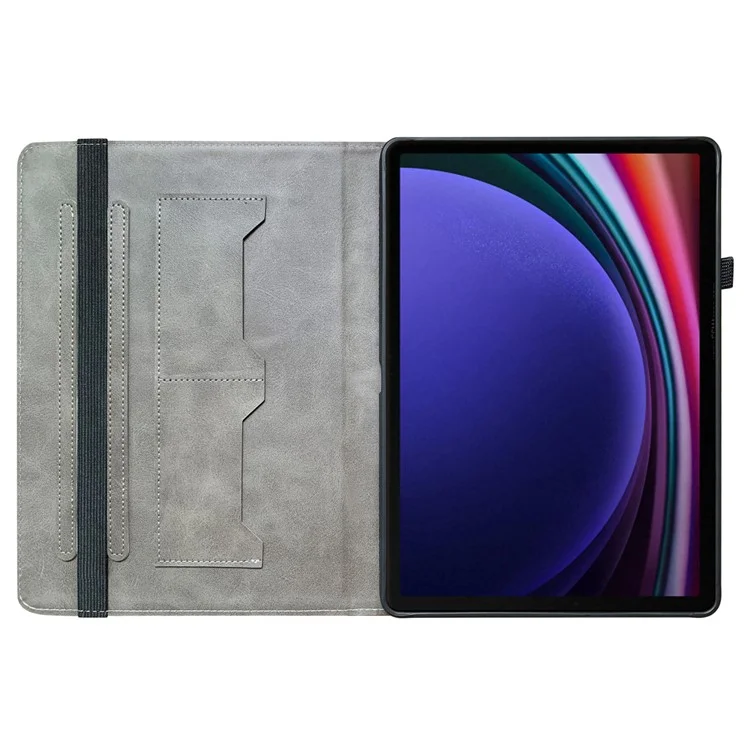 Para Samsung Galaxy Tab S10 / S9 Funda para Tablet Anticaída de Cuero con Tapa, Soporte con Patrón de Impresión - Flor de Ciruelo