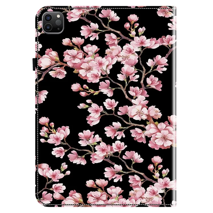 Tablet Case For iPad Air 11 (2025) / (2024) / Pro 11 (2018) / (2020) / (2021) / (2022) / Air (2022) / (2020) Pattern Printing Cover - Plum Blossom