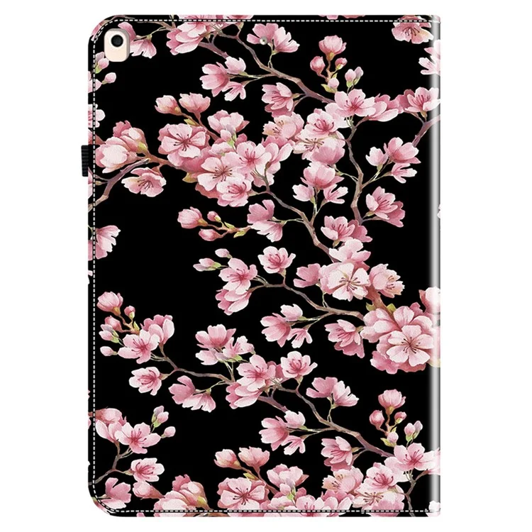 Para iPad 10.2 (2021) / (2020) / (2019) Flip Case Pattern Printing Tablet Cover with Card Holder - Prune Blossom