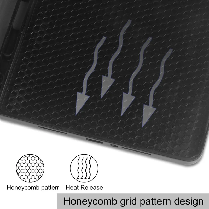 Tablet Case for Xiaomi Redmi Pad Pro/Redmi Pad Pro 5G/Poco Pad 4G Tri-Fold Stand Leather Cover with Pen Slot - Blue